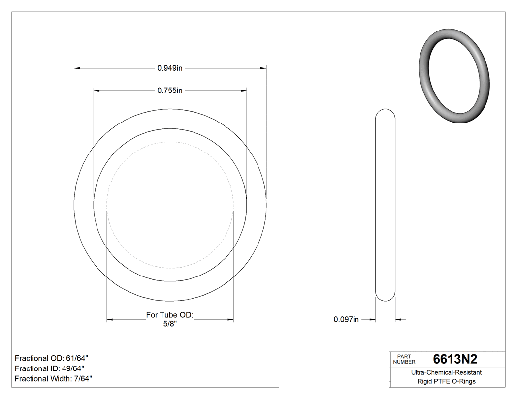 Technical drawing - 6613N2